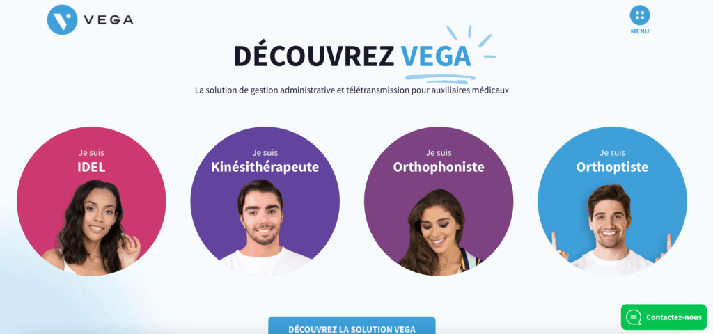 Vega, logiciel de facturation pour infirmiers