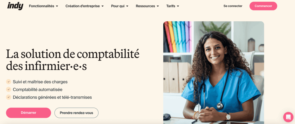 Indy, logiciel de facturation pour infirmiers
