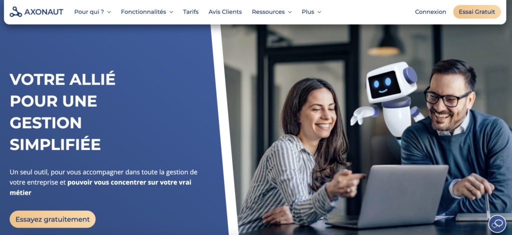 Axonaut, logiciel de comptabilité pour consultant