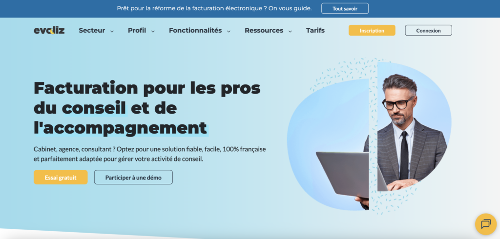 Evoliz, logiciel de comptabilité pour consultant