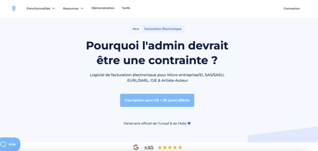 Freebe, logiciel de comptabilité pour consultant