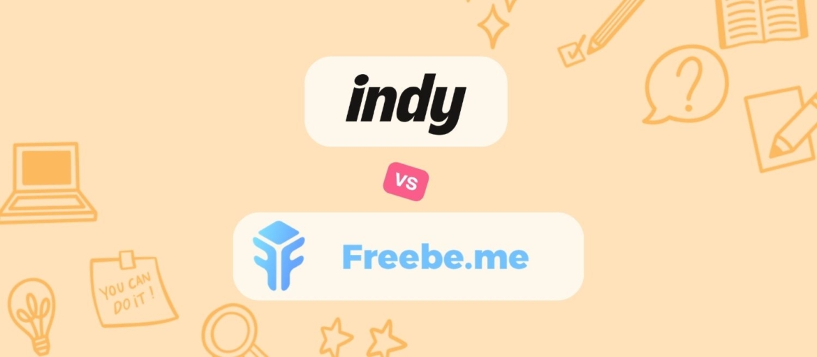 Indy vs Freebe : comparatif prix, fonctionnalités et avis 2026
