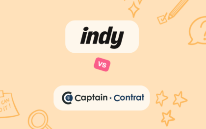 Indy vs Captain Contrat : tarifs, services et avis 2026