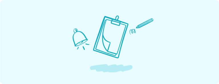 illustration sur fond bleu du régime micro