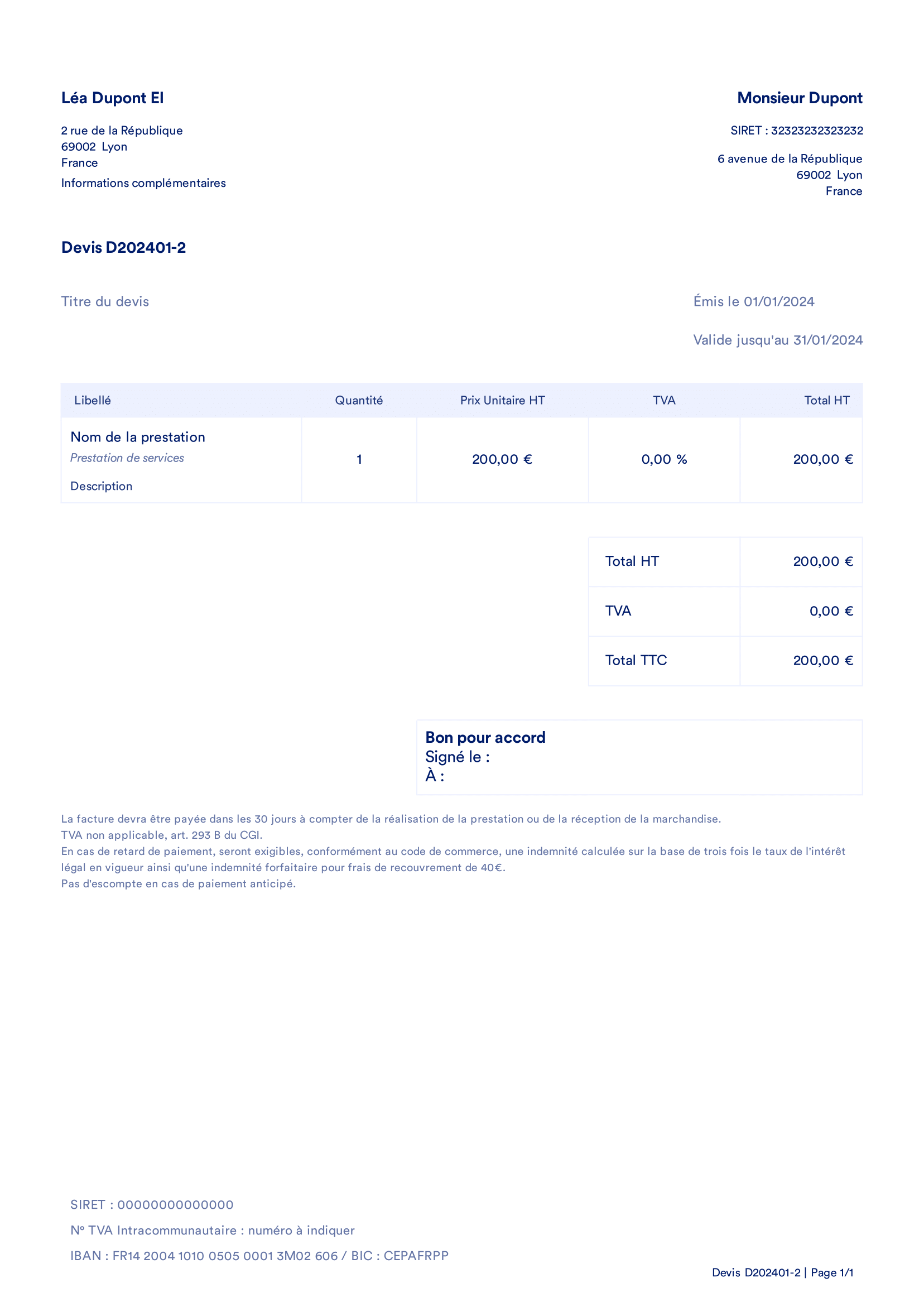 exemple de devis Indy rempli pas à pas