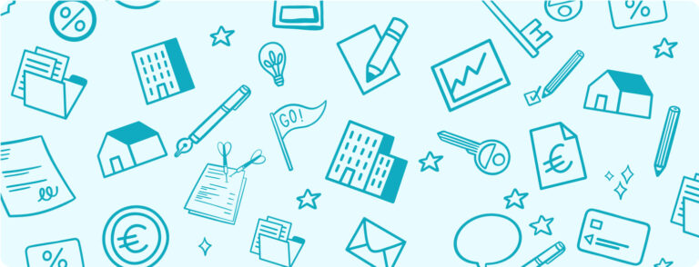 Illustration de la déclaration 2071 des SCI à l'IR : Maison, clefs, pièces...