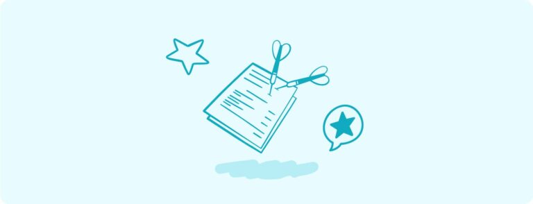 Illustration d'un journal comptable sur fond bleu