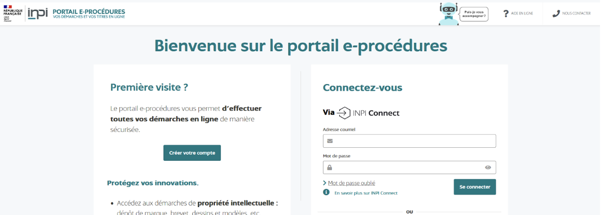 P0i portail de bienvenue