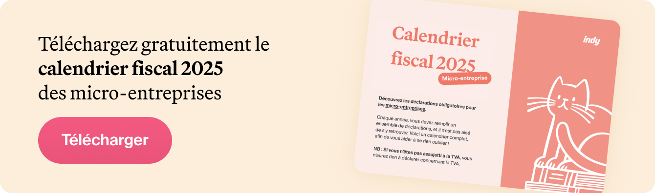 bannière micro entreprise calendrier fiscal