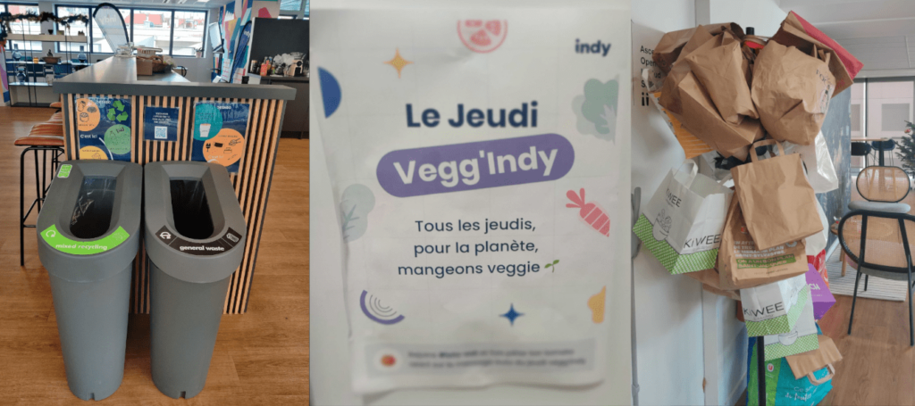 Exemple d'action en faveur de l'environnement chez Indy