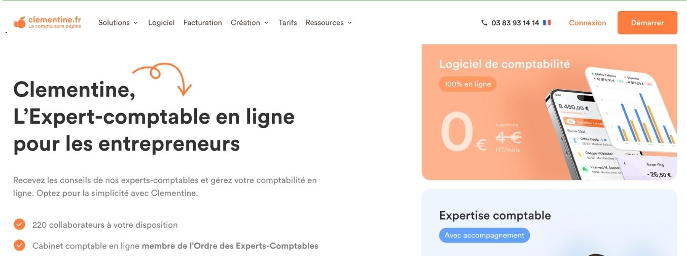 l'interface de Clémentine