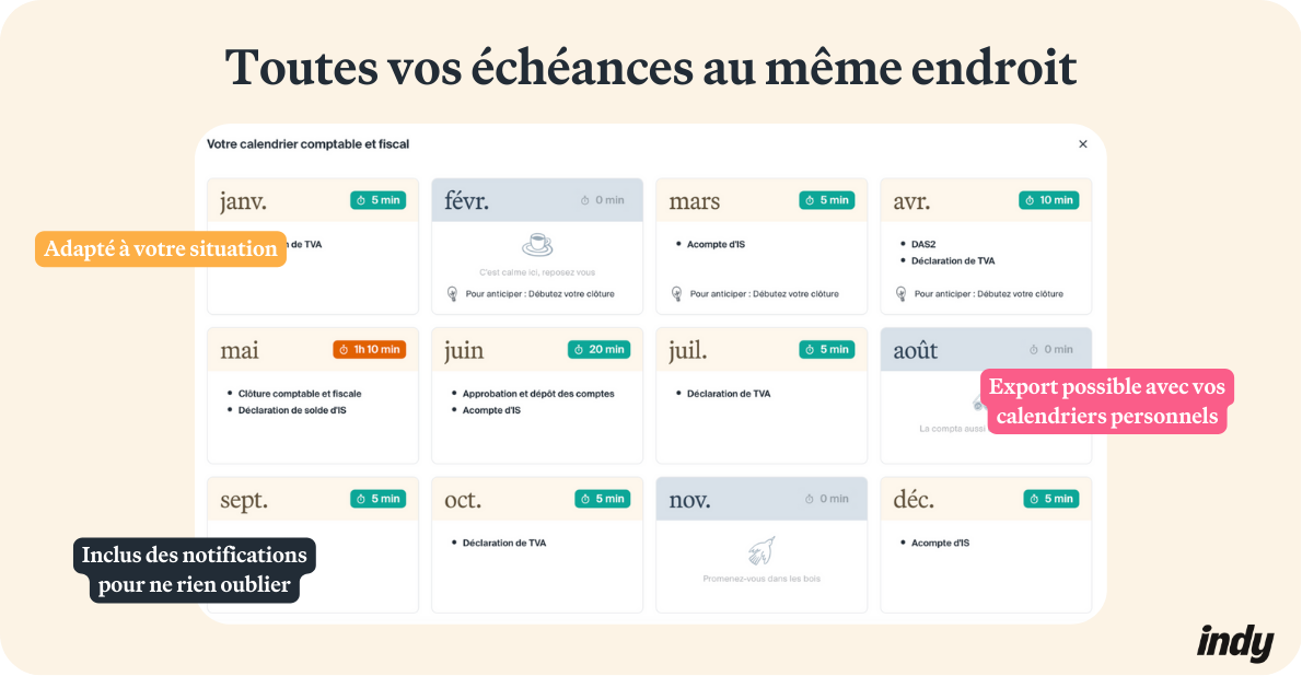 calendrier fiscal indy