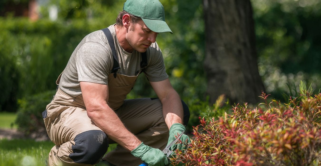 Un locataire qui prend soin des espaces verts