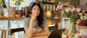 Une indépendante venant de recevoir le numéro SIREN de son auto-entreprise.