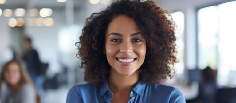 Une présidente de SASU heureuse