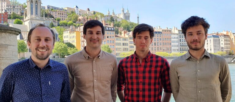 Adrien Plat, Côme Fouques, Romain Koenig et Pablo Larvor