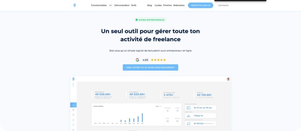 freebe interface facturation