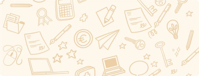 illustrations sur fond beige sur notre comparatif des meilleurs logiciels de comptabilité