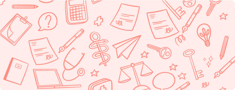 Illustration rouge au sujet de la loi madelin pour les auto-entrepreneurs