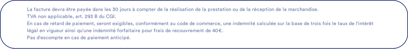 mentions complémentaires devis Indy