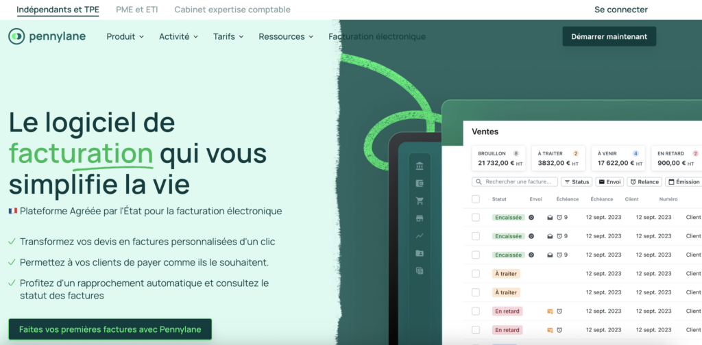 Pennylane, logiciel de facturation pour avocats