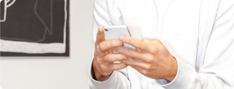 vente sur internet depuis un telephone